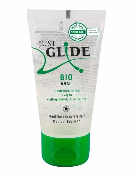 Just Glide - análny lubrikant - bio, vegán, na vodnej báze - 50 ml