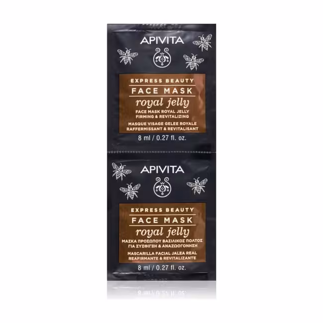 APIVITA Express Beauty Royal Jelly Pleťová maska ​​2 x 8 ml