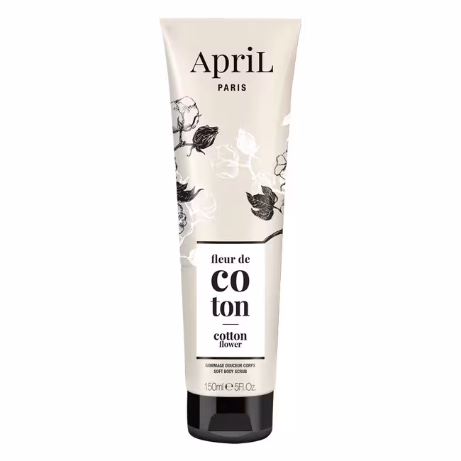 April Cotton Flower telový peeling 150 ml, Soft Body Scrub