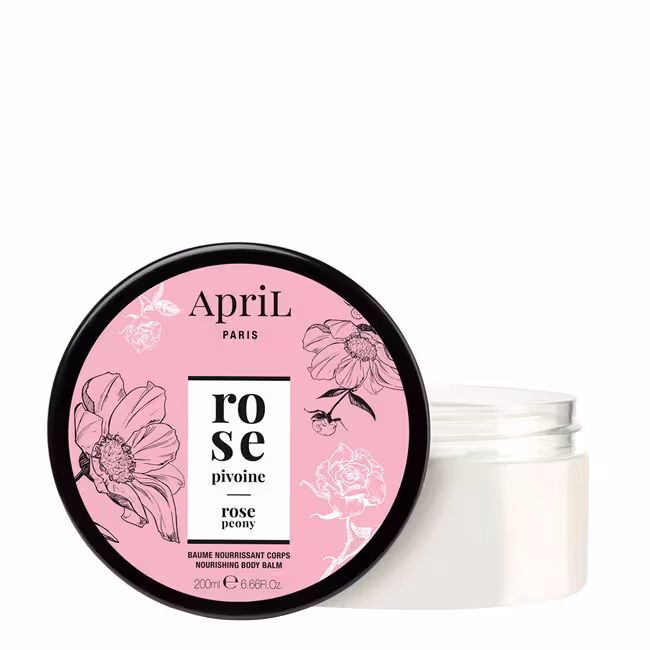 April Rose Peony telový balzam 200 ml, Nourishing Body Balm