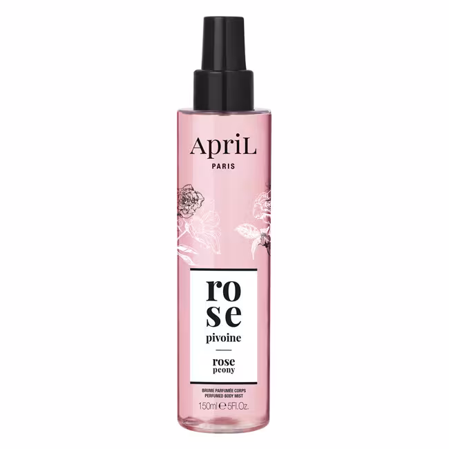 April Rose Peony telový sprej 150 ml, Body Mist