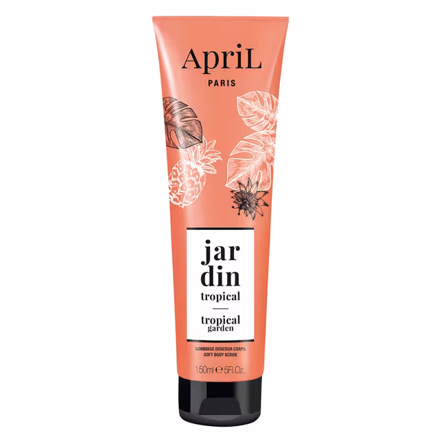April Tropical Garden telový peeling 150 ml, Soft Body Scrub