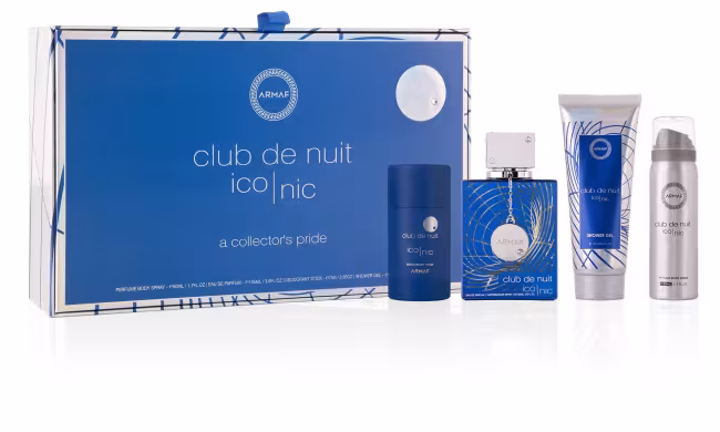 Armaf Club De Nuit Blue Iconic - EDP 105 ml + tuhý dezodorant 75 g + dezodorant v spreji 50 ml + sprchový gél 100 ml