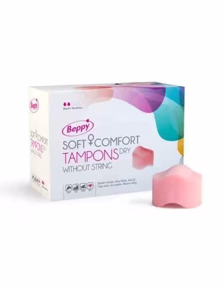 Beppy - suchý tampón - diskrétny menštruačný vložiteľný - 8 ks