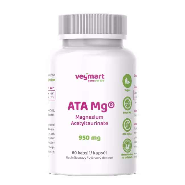 Vegmart ATA Mg® 475 mg, 60 kapsúl