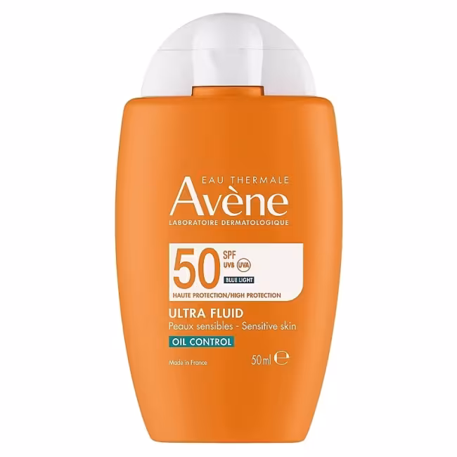 Avène Ochranný fluid pre mastnú pleť SPF 50 Oil Control (Ultra Fluid) 50 ml