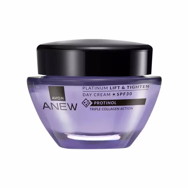 Avon Denný liftingový krém Platinum Triple Collagen Action SPF 30 50 ml