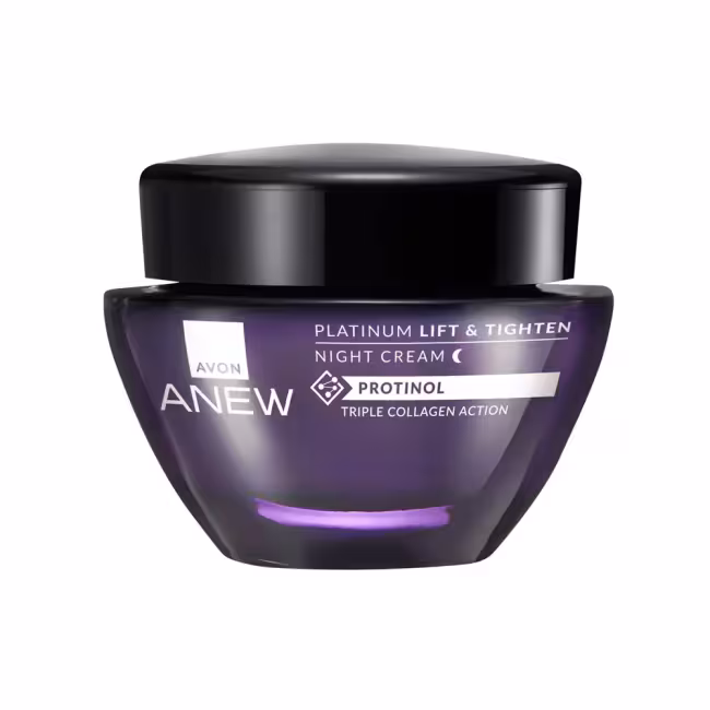 Avon Nočný liftingový krém Anew Platinum Triple Collagen Action 50 ml