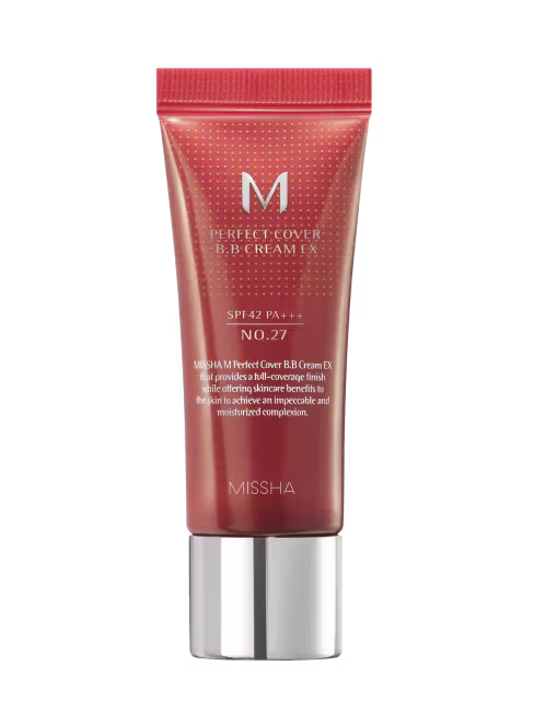 Missha BB krém SPF 42 Perfect Cover (BB Cream Ex) 20 ml 27 Honey Beige
