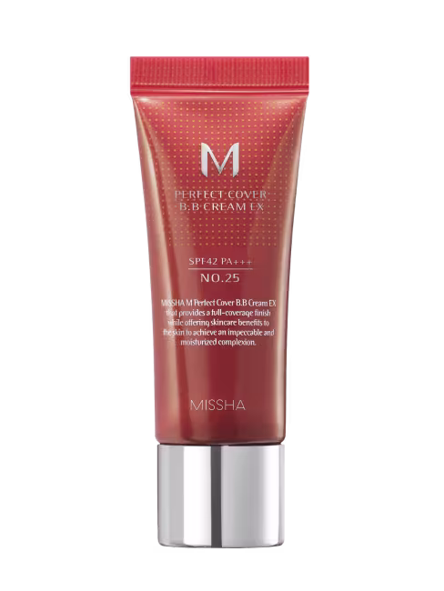 Missha BB krém SPF 42 Perfect Cover (BB Cream Ex) 20 ml 25 Warm Beige