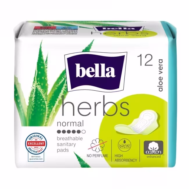 Bella Herbs Aloe Vera dámske vložky 12 ks