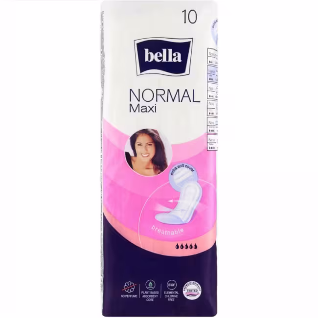 BELLA Normal Maxi hygienické vložky 10ks
