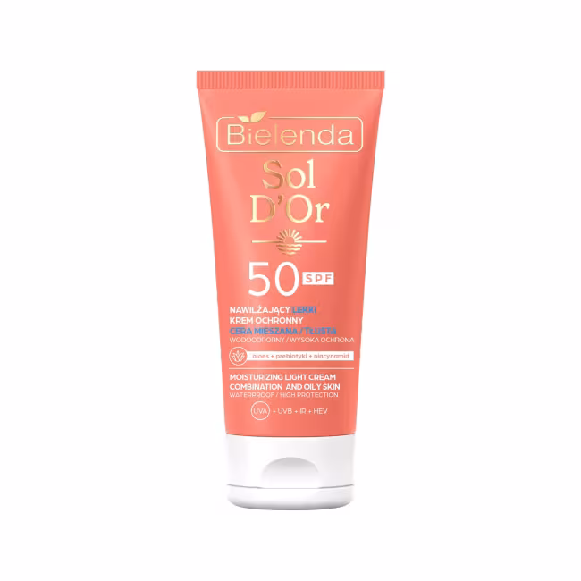 Bielenda Ochranný krém na tvár SPF 50 Moisturizing Light Cream 50 ml