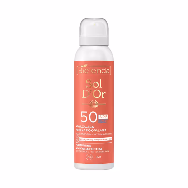 Bielenda Sprej na opaľovanie SPF 50 Moisturizing Sun Protection Mist 100 ml