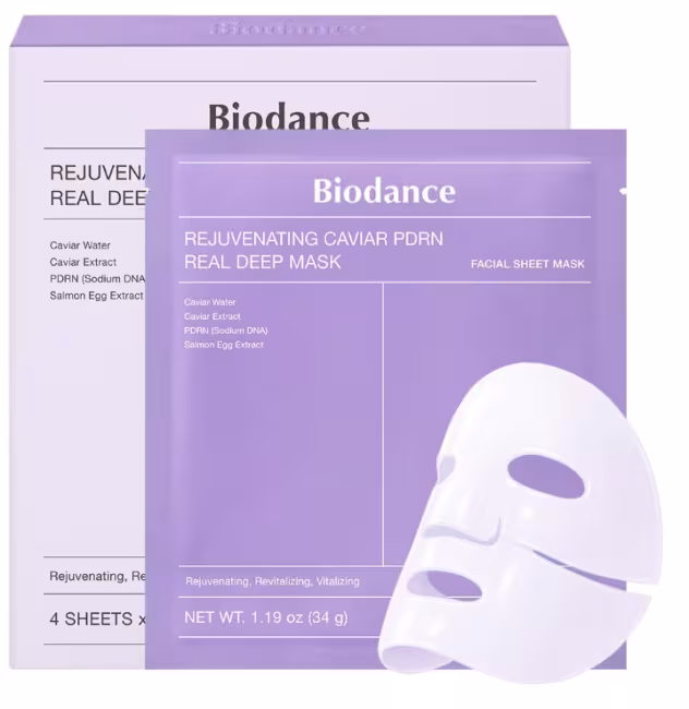 BIODANCE Rejuvenating Caviar PDRN Omladzujúca maska sada 4x34g