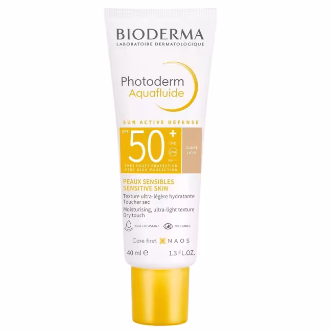 Bioderma Tónovaný krém na opaľovanie SPF 50+ Photoderm Aqua fluide 40 ml Light