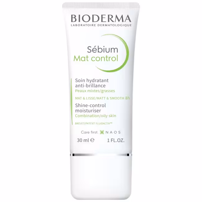 Bioderma Zmatňujúci hydratačný pleťový krém Sebium Mat Control (Shine-Control Moisturiser) 30 ml