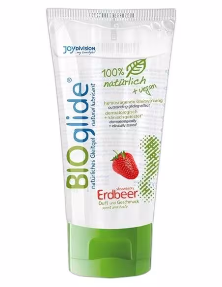 BIOglide - lubrikant na vodnej báze - jahoda - 80 ml