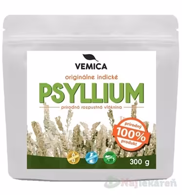 Vemica originálne indické Psyllium rozpustná vláknina 300 g