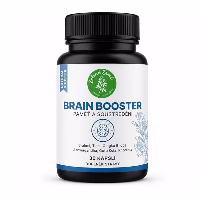 ZELENÁ ZEMĚ Brain booster 30 kapsúl
