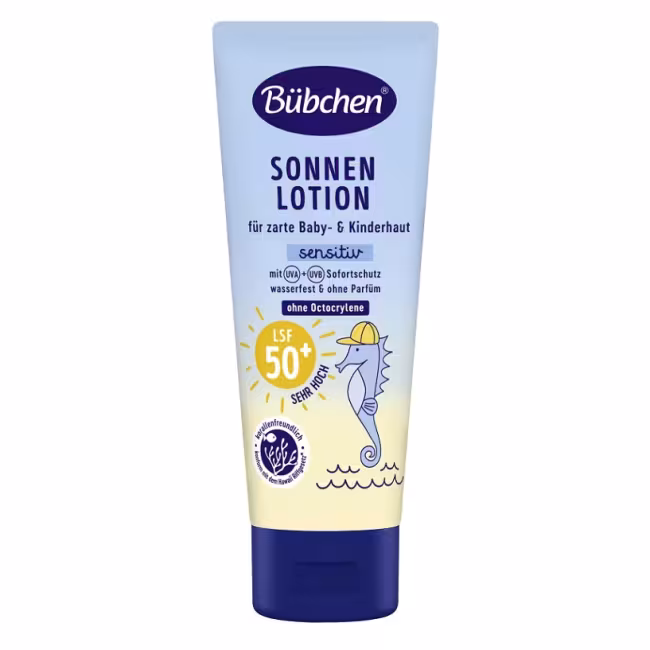 BÜBCHEN Sensitive opaľovacie mlieko SPF50+ 100 ml