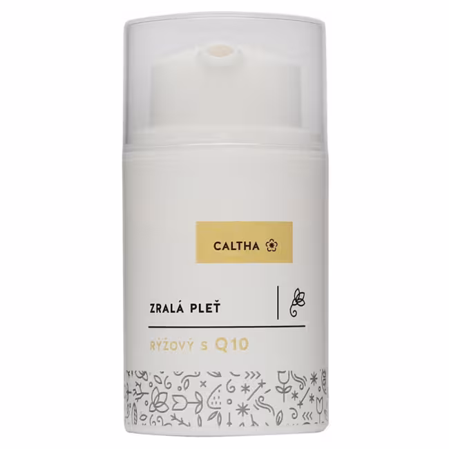 CALTHA Pleťový krém na zrelú pleť Ryžový s Q10 50 ml