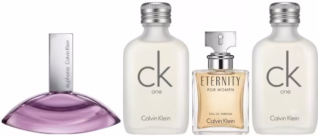 Calvin Klein Miniatúry Calvin Klein - Euphoria - EDP 4 ml + Eternity - EDP 5 ml + CK One - EDT 2 x 10 ml