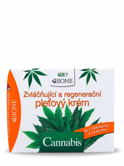 Zvláčňujúci a regeneračný pleťový krém  BIO CANNABIS BIONE 51 ml