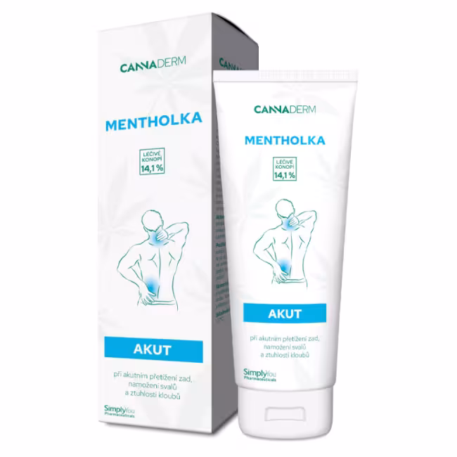 CANNADERM Mentolka AKUT Chladivé mazanie 125 ml