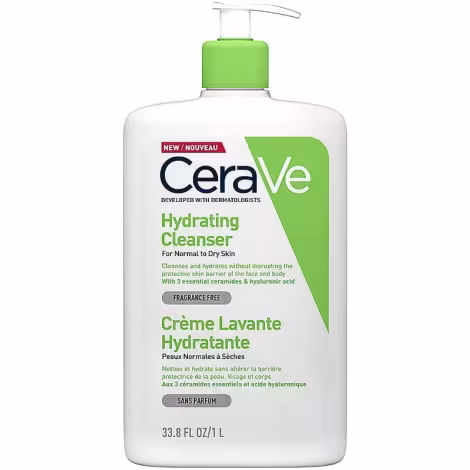 CeraVe Hydratačná čistiaca emulzia na normálnu až suchú pokožku 1000 ml