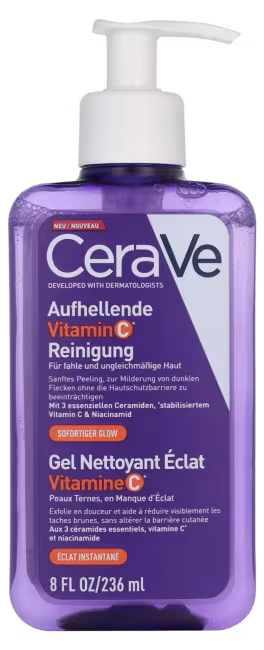 CeraVe Rozjasňujúci čistiaci gél Brightening Vitamín C Cleanser 236 ml