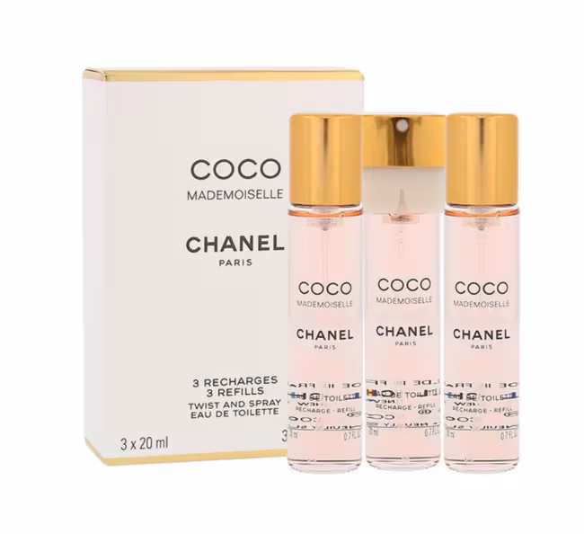 Chanel Coco Mademoiselle - EDT náplň (3 x 20 ml) 60 ml