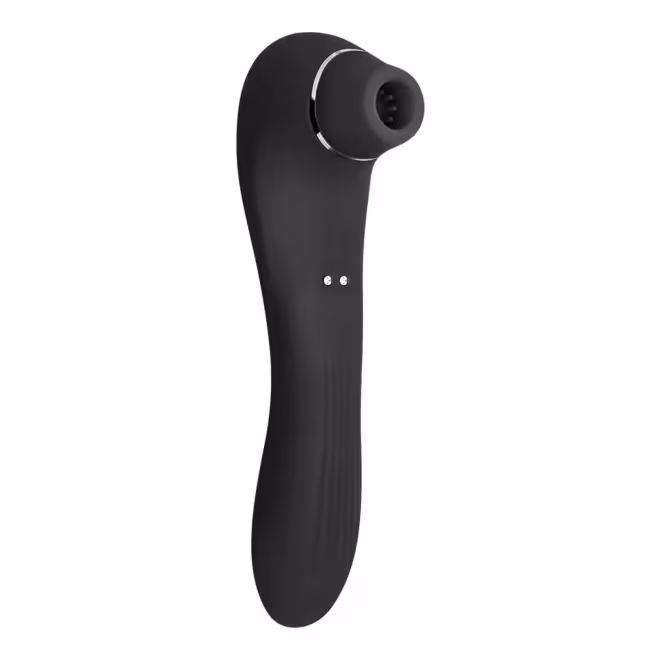 Smoooch Black Suction 2v1 stimulátor a vibrátor