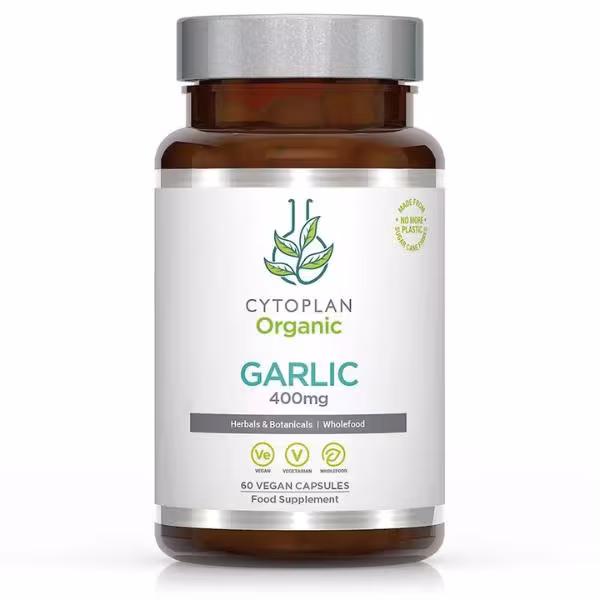 Cytoplan organický cesnak 400 mg prášok, 60 kapsúl