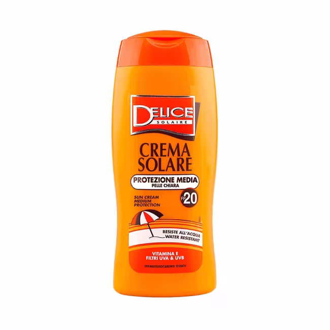 DELICE SOLAIRE Opaľovací krém medium protect SPF20+ 250 ml