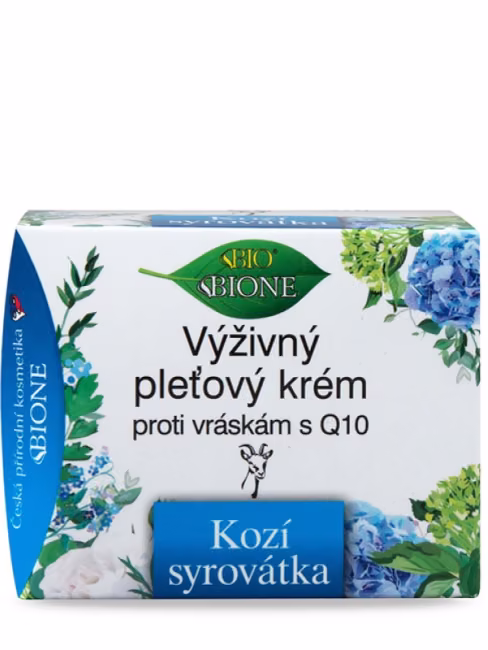 Pleťový krém proti vráskam BIO Kozia srvátka BIONE 51 ml