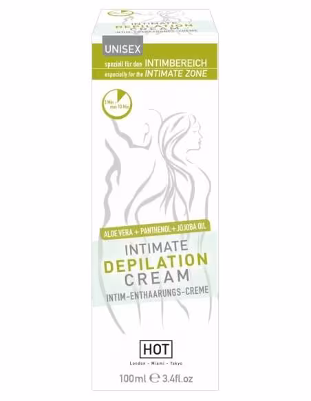 HOT Intimate - intímny depilačný krém so špachtľou - 100 ml