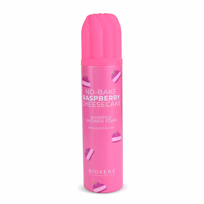 Biovène Šľahačková sprchová pena No-Bake Raspberry Cheesecake 250 ml