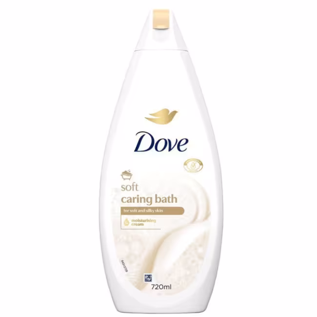 Dove Sprchový gél Soft Caring bath 720ml