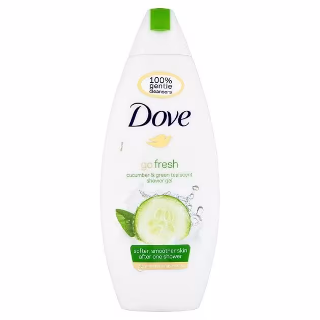 DOVE Sprchový gél - Refreshing Cucumber &amp; Greean Tea Scent 250ml