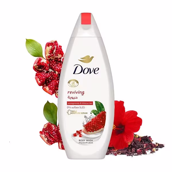 DOVE Sprchový gél - Reviving Pomegranate &amp; Hibiscus 250ml