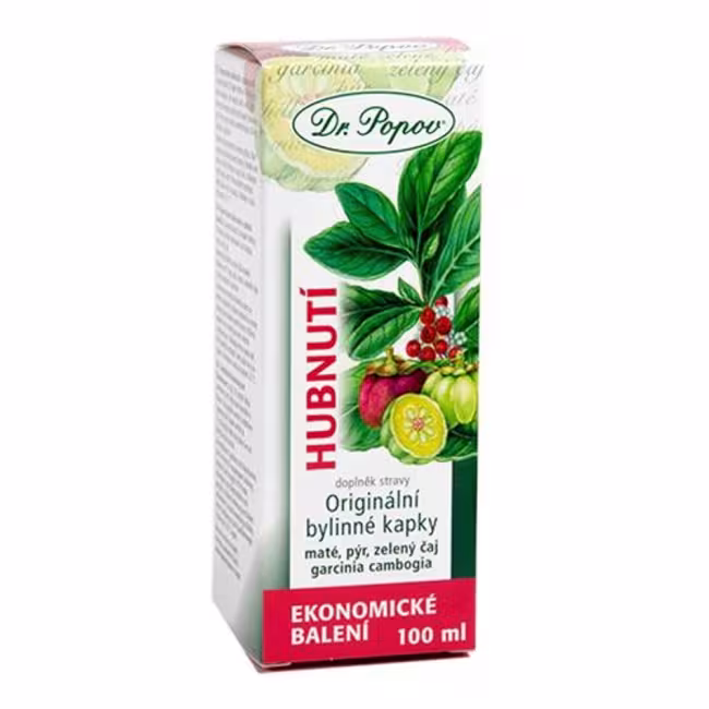 DR.POPOV Kvapky bylinné chudnutie 100 ml