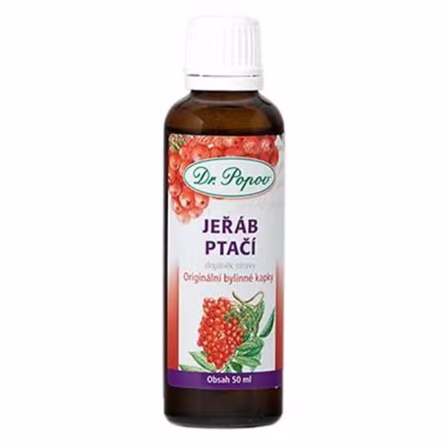 DR.POPOV Kvapky bylinné jarabina vtáčia 50 ml
