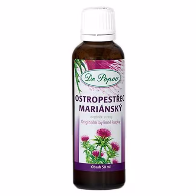 DR.POPOV Kvapky bylinné pestrec mariánsky 50 ml