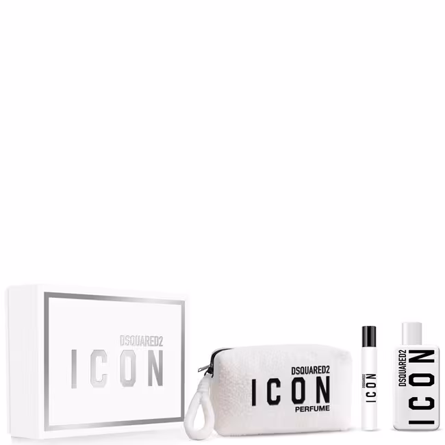 DSQUARED2 Icon Pour Femme kazeta, EdP 100 ml + pero 10 ml + kozmetická taška