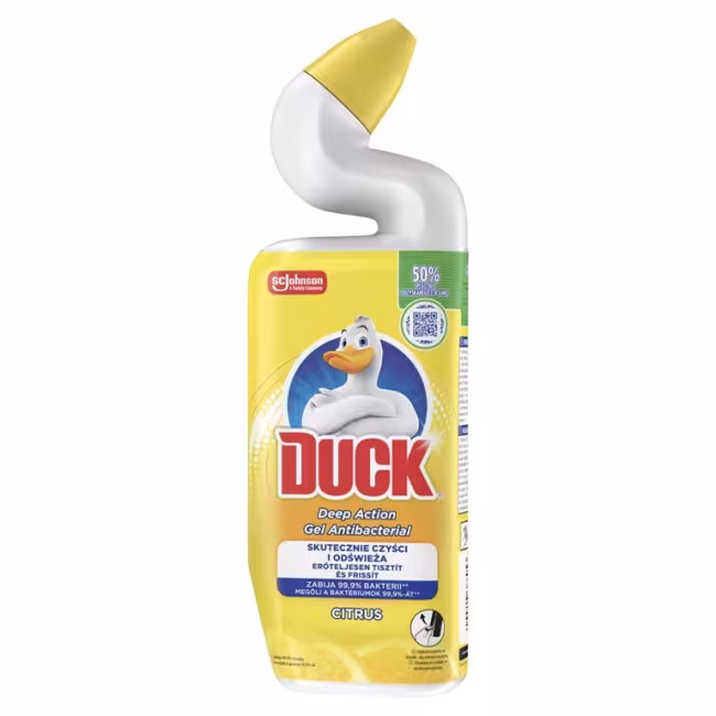 DUCK Deep Action Gél čistiaci a dezinfekčný prípravok na WC misu Citrus 750ml