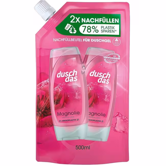 duschdas Sprchový gél Magnolie náhradná náplň 500ml