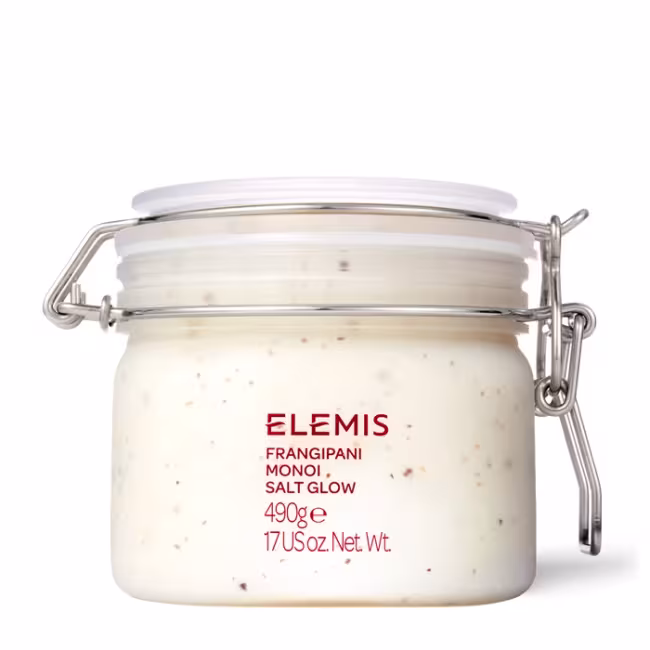 Elemis Telový peeling Frangipani Monoi Salt (Glow Body Scrub) 490 g