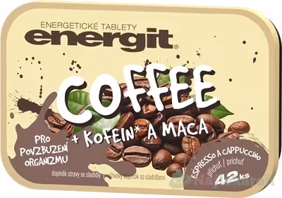 Energit Pro řidiče Višeň energetické tabliety při únavě za volantem 42 tabliet