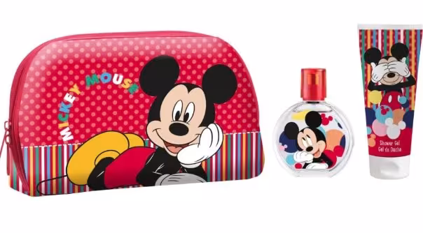 EP Line Mickey Mouse - EDT 50 ml + sprchový gél 100 ml + kozmetická taštička